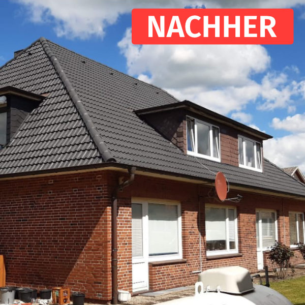 Dach nach der Dachbeschichtung Straubing